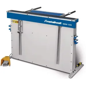 Metallkraft - Piegatrice a grembiale manuale con bloccaggio magnetico mod. MBM 1250