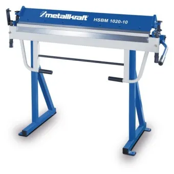 Metallkraft - Piegatrice a grembiale manuale larghezza lavoro max 1020 mm mod. HSBM 1020-10