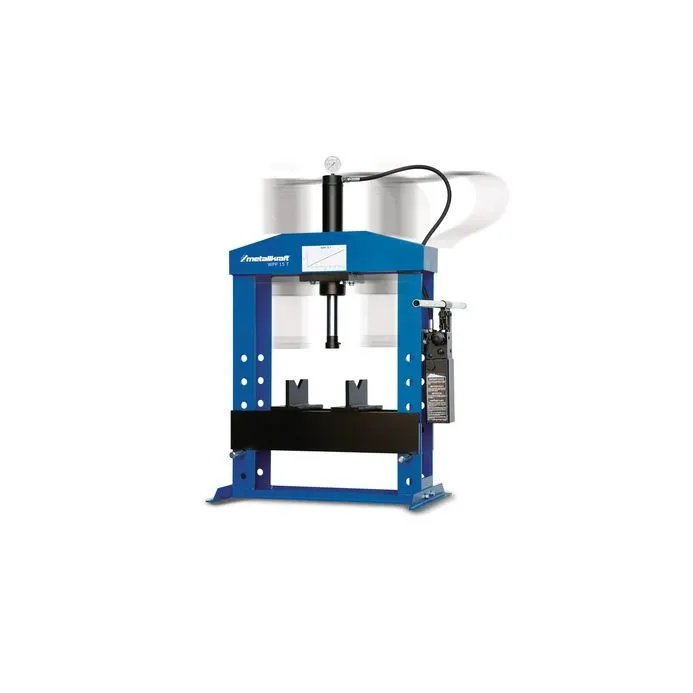 Metallkraft - Pressa idraulica da banco con pompa manuale, 15 t mod. WPP 15T