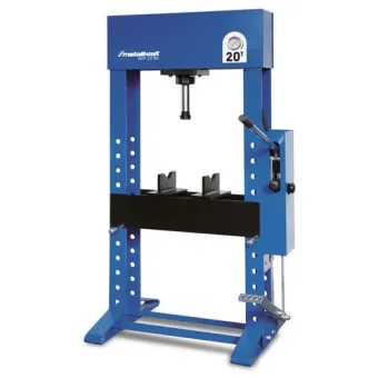 Metallkraft - Pressa idraulica con pompa manuale e a pedale, 30 t mod. WPP 30 BK