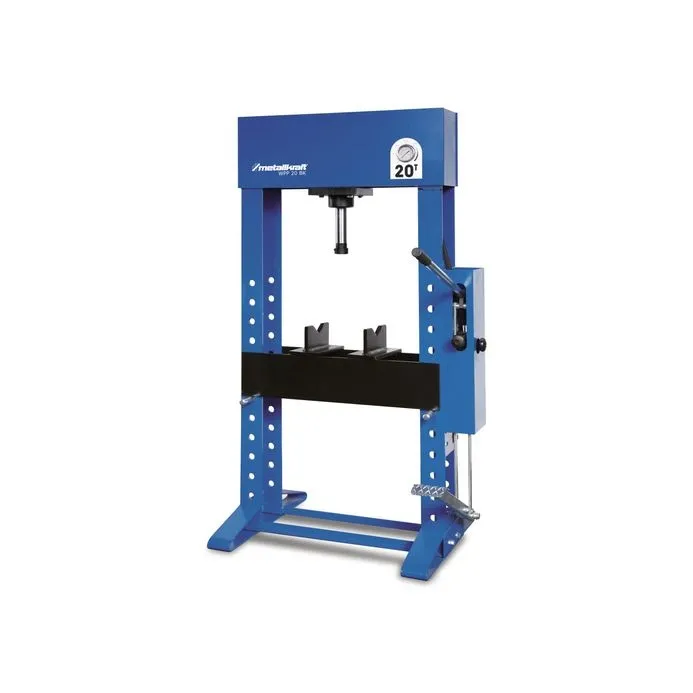 Metallkraft - Pressa idraulica con pompa manuale e a pedale, 30 t mod. WPP 30 BK