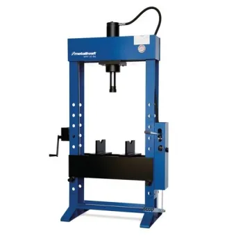 Metallkraft - Pressa idraulica con pompa manuale e a pedale, 50 t mod. WPP 50 BK