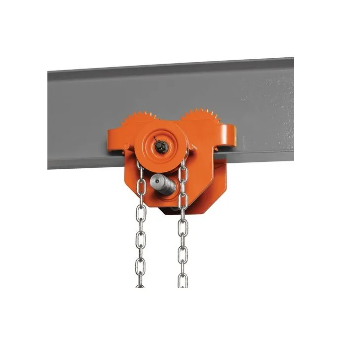 Unicraft - Carrello porta-paranco a catena HFW 5, portata 5 t