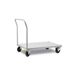 Fami - Carrello con base in acciaio con ruote
