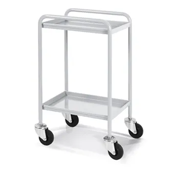 Fami - Carrello con base in acciaio con ruote