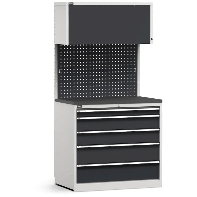 Fami - Modulo con cassettiera, 5 cassetti, L 1020 mm