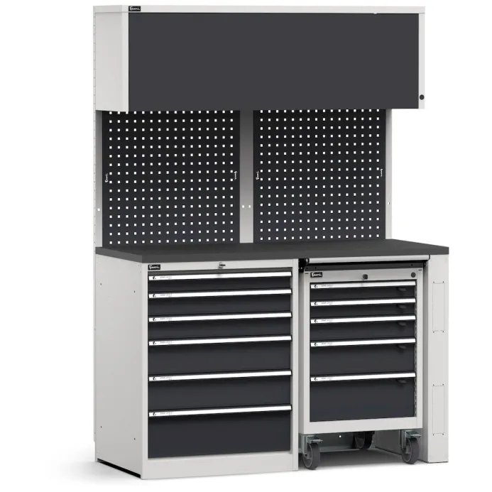 Fami - Modulo con cassettiera e carrello portautensili, L1428 mm