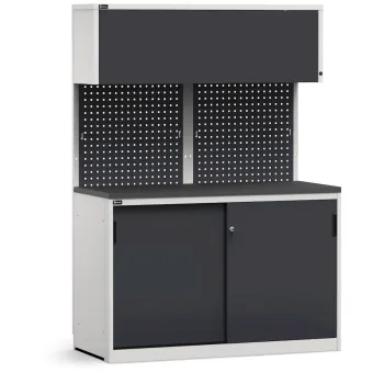 Fami - Modulo con armadio con ante scorrevoli, L1428 mm