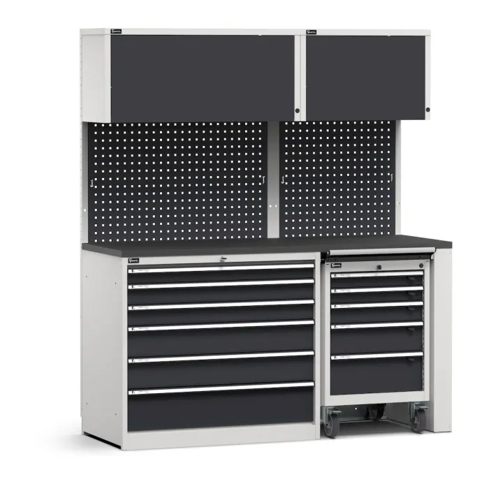 Fami - Modulo con cassettiera e carrello portautensili, L1734 mm