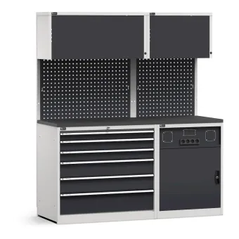 Fami - Modulo con cassettiera e armadio tecnico, L1734 mm