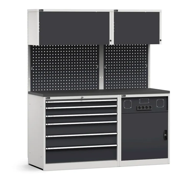 Fami - Modulo con cassettiera e armadio tecnico, L1734 mm