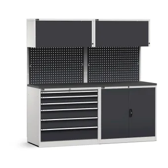 Fami - Modulo con cassettiera e armadio, L2040 mm