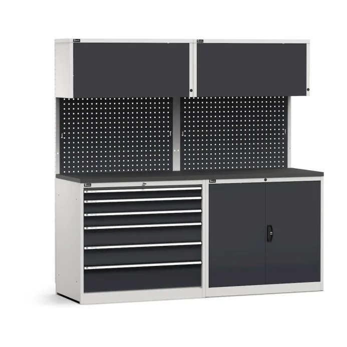 Fami - Modulo con cassettiera e armadio, L2040 mm