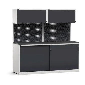 Fami - Modulo con armadio con ante scorrevoli, L2040 mm