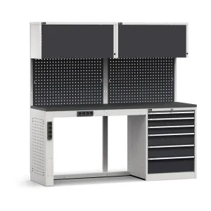 Fami - Modulo banco da lavoro con cassettiera, L2040 mm