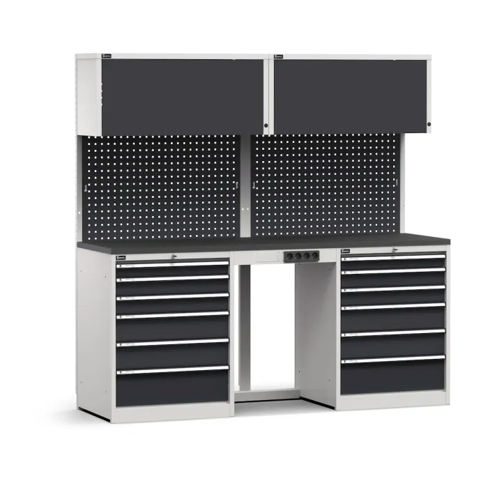 Fami - Modulo banco da lavoro con cassettiere, L2040 mm