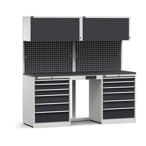 Fami - Modulo banco da lavoro con cassettiere, L2040 mm