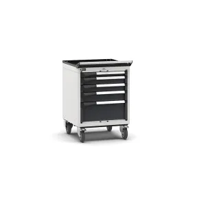 Fami - Armadio con ruote con 5 cassetti 1x50 2x75 1x100 1x200