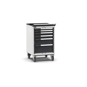 Fami - Armadio con ruote con 6 cassetti 2x50 2x75 1x150 1x200