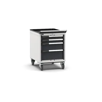 Fami - Armadio con ruote con 4 cassetti 2x75 1x150 1x200