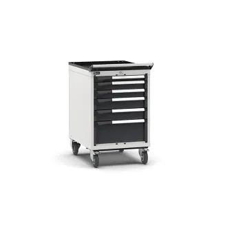 Fami - Armadio con ruote con 6 cassetti 1x50 2x75 2x100 1x200