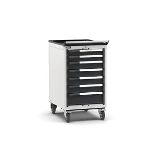 Fami - Armadio con ruote con 7 cassetti 2x75 4x100 1x150