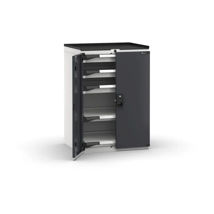 Fami - Armadio con porte con 3 cassetti 3x75 2xPE