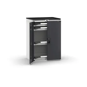 Fami - Armadio con porte con 4 cassetti 4x75