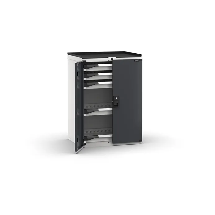 Fami - Armadio con porte con 5 cassetti 5x75