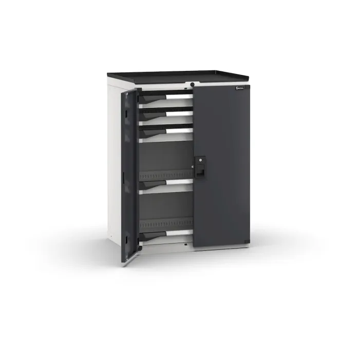 Fami - Armadio con porte con 5 cassetti 5x75