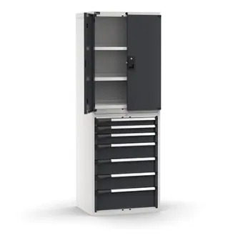 Fami - Armadio con porte con 7 cassetti 3xPR 2x75 1x100 3x150 1x200