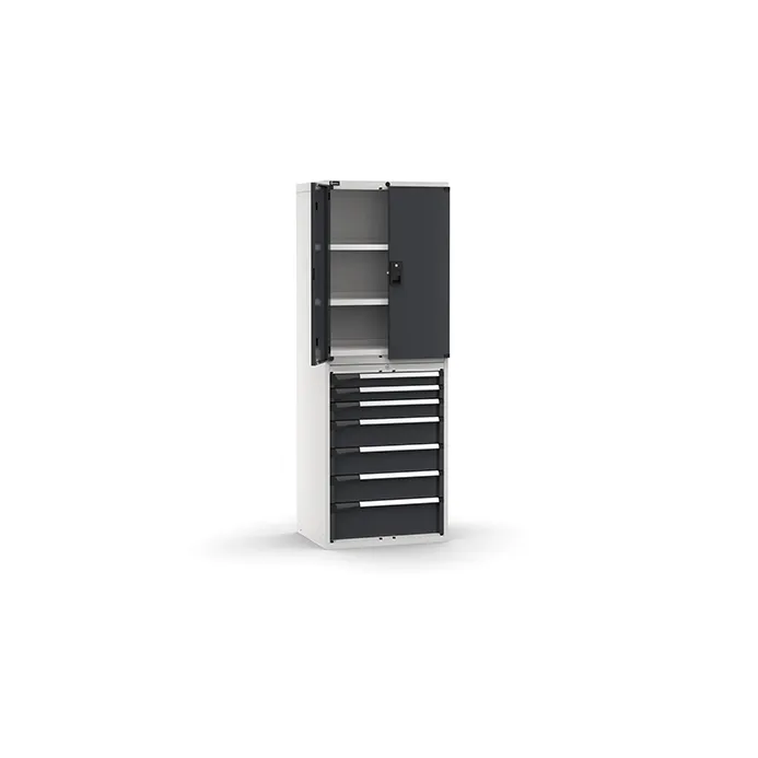 Fami - Armadio con porte con 7 cassetti 3xPR 2x75 1x100 3x150 1x200