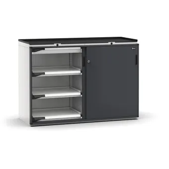 Fami - Armadio con porte scorrevoli con 2 cassetti 2x75 6xPE