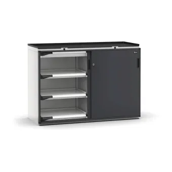 Fami - Armadio con porte scorrevoli con 2 cassetti 2x75 6xPE