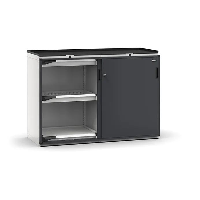 Fami - Armadio con porte scorrevoli con 4 cassetti 4x75 2xPE
