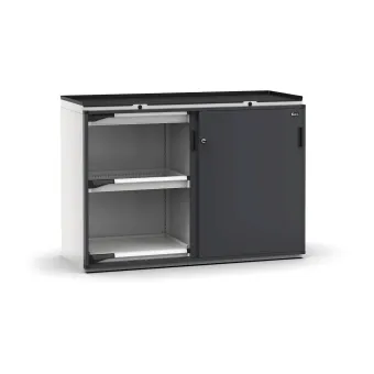 Fami - Armadio con porte scorrevoli con 4 cassetti 4x75 2xPE