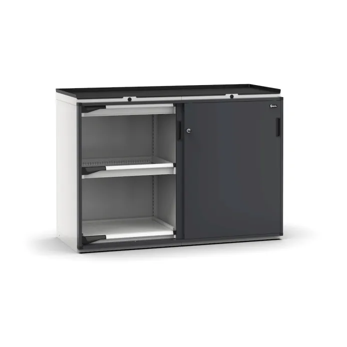 Fami - Armadio con porte scorrevoli con 4 cassetti 4x75 2xPE