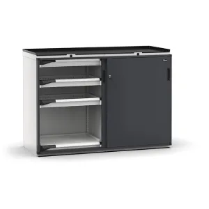 Fami - Armadio con porte scorrevoli con 6 cassetti 6x75 2xPE