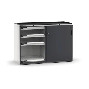 Fami - Armadio con porte scorrevoli con 6 cassetti 6x75 2xPE