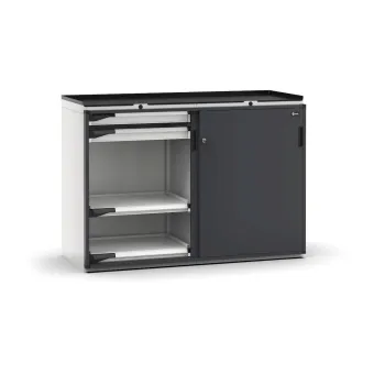 Fami - Armadio con porte scorrevoli con 4 cassetti 4x75 4xPE