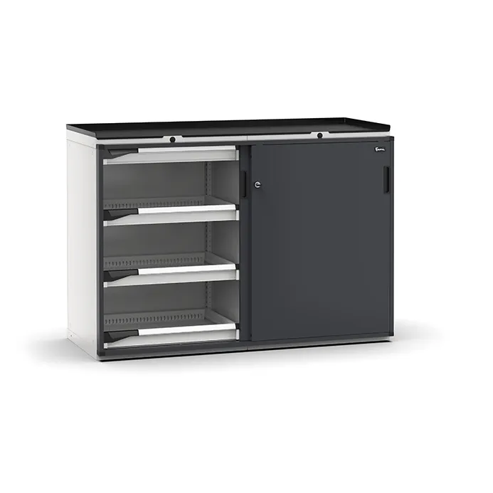Fami - Armadio con porte scorrevoli con 8 cassetti 8x75