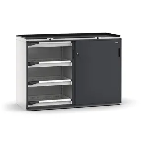 Fami - Armadio con porte scorrevoli con 8 cassetti 8x75