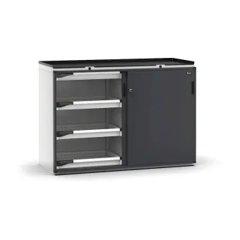 Fami - Armadio con porte scorrevoli con 8 cassetti 8x75
