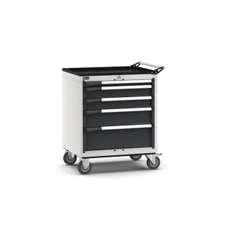Fami - Armadio con ruote con 5 cassetti 1x50 2x100 1x150 1x200