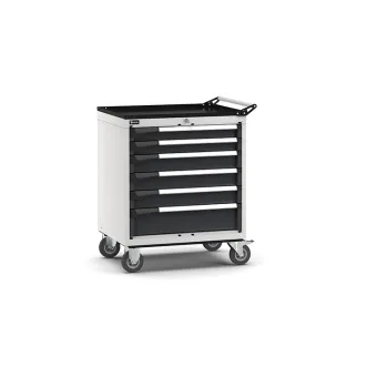 Fami - Armadio con ruote con 6 cassetti 2x75 3x100 1x150