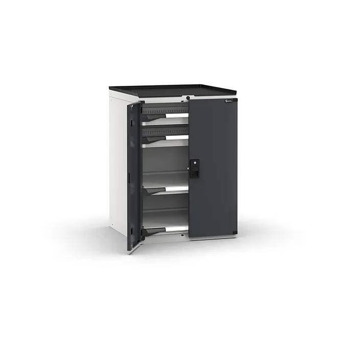 Fami - Armadio con porte con 2 cassetti 2x75 2xPE