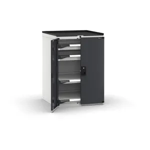 Fami - Armadio con porte con 2 cassetti 2x75 2xPE