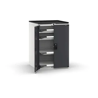 Fami - Armadio con porte con 2 cassetti 2x75 2xPE