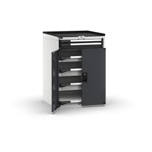 Fami - Armadio con porte con 5 cassetti 1x50 2x75 2x100 1xPE