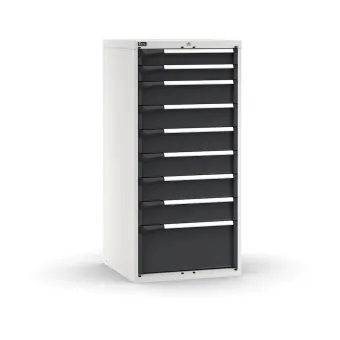 Fami - Armadio con 9 cassetti 2x100 6x150 1x300